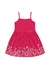Vestido infantil menina em meia malha Kiko e Kika 13163 Rosa