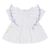 Conjunto Kiki Xodó bebê menina 1500019 Off White / Azul na internet