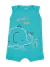 Romper menino em suedine Kiko Baby 13554 Verde agua