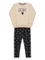 Conjunto infantil menina Kiko e Kika 13677 Off White inverno na internet