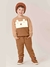 Conjunto em moletom menino Kiko e Kika 13727 Bege inverno - comprar online