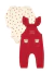 Conjunto Body e Jardineira Kiko Baby 13766 Vermelho inverno - comprar online