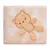 Cobertor de Microfibra com Bordado Ursinho Baby Joy 260021C0 Bege