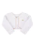 Bolero infantil menina em tricô Paraíso 17862 Branco - comprar online