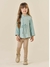 Conjunto infantil menina Paraíso 17925 Verde inverno - comprar online