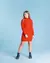 VESTIDO CURTO JUVENIL MANGA LONGA EM CANELADO BASED - CARROT FEMININO INVERNO - comprar online