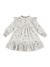Vestido manga longa infantil menina Kiki Xodó 2100170 Azul Inverno na internet