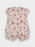 Romper em suedine floral Upi Uli Day by Day 2160 Off White na internet