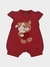 Romper em suedine menina Upi Uli 2166 vermelho