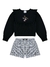 Conjunto infantil menina 2500089 Preto Inverno na internet
