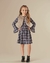 Vestido infantil feminino inverno Kiki Xodó 5759 Azul