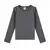 BLUSA INFANTIL MENINA MANGA LONGA EM ALGODÃO MALWEE KIDS CINZA 86770