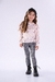 Calça legging infantil feminina Kiki Xodó 2700061 cinza inverno