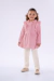 Sobretudo infantil feminino Kiki Xodó 2650142 rosa inverno