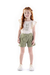Shorts infantil menina Kiki Xodó 2700070 Verde