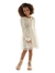Vestido infantil menina Kiki Xodó 3100158 Off White - comprar online