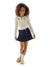 Conjunto infantil menina Kiki Xodó 3450067 Off White inverno - comprar online