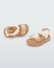 Mini Melissa Kick Off Sandal Baby Bege Glitter 35935 - comprar online