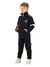 Conjunto infantil em moletom menino Vrasalon 395592 Preto inverno - comprar online