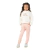 Conjunto moletom infantil menina Vrasalon 395-728 Off White - comprar online