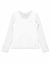 Blusa infantil feminino Manga Longa Nina Go Térmica 4.241.038 Branca inverno
