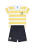Conjunto infantil listrado menino Kamylus 43702 verão