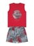 Conjunto regata infantil menino Kamylus 43717 Vermelho