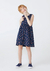 Vestido Infantil Com Estampado Frutinhas - Azul 5AQD