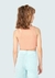 regata cropped Hering Kids infantil menina em ribana - Laranja na internet