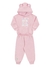 Conjunto em moletom menina Kamylus 53761 Rosa inverno - comprar online