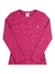 Blusa manga longa infantil menina Kamylus 57180 Pink - comprar online