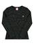 Blusa manga longa infantil menina Kamylus 57180 Preto - comprar online