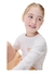 Blusa manga longa infantil menina em ribana - off white - Mundo Infantil SJC