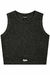 Cropped juvenil menina Kamylus em malha canelada - comprar online