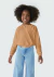 Blusa Manga Longa Infantil Menina Flamê - Marrom 5DWM Avelã - comprar online