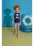 Sunga boxer infantil menino folhagem Everly 64067 UV50+ - comprar online