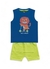 Conjunto regata infantil menino Kiko e Kika 12685 Azul