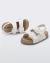 Mini Melissa Cozy Sandal Baby bege 35686 - Mundo Infantil SJC
