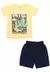 Conjunto 2pçs Malwee Kids Curto Menino Amarelo