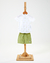 Conjunto camisa infantil menino Onda Marinha 1.243.040 Branco