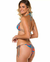 Biquini Maldivas Estampado Azul/Laranja - comprar online