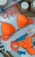 Biquíni Geovanella Glow Orange/Azul Capri