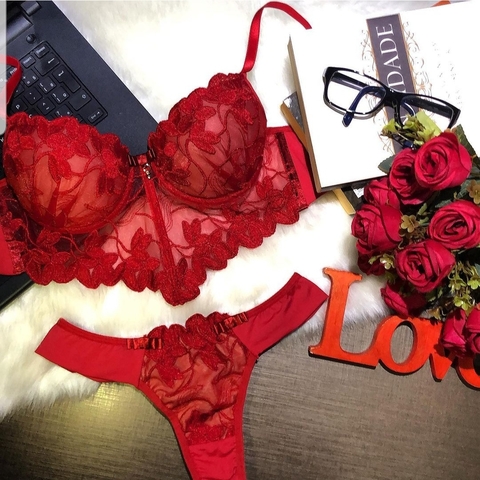 Conjunto Cropped Fabiane Vermelho