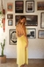 vestido margô amarelo - loja online