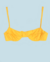 top meia taça amarelo P