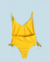 maiô franzido amarelo - comprar online