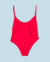 maiô franzido vermelho