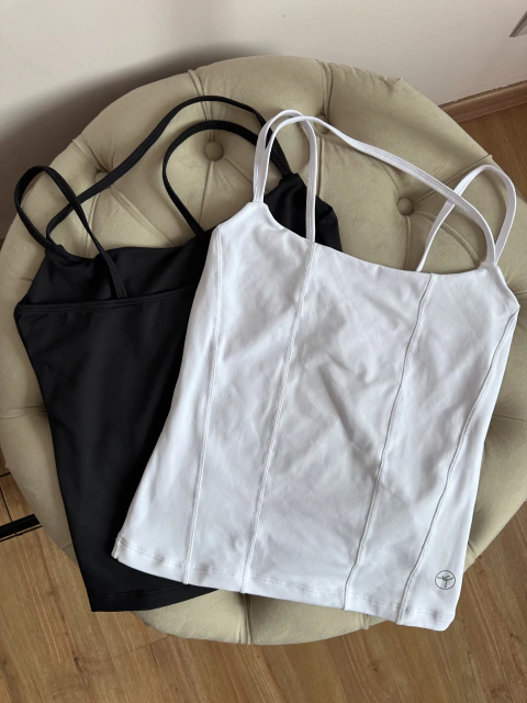 Camiseta Poliamida Alças / Cropped