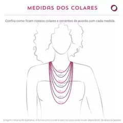 Choker Cristais Azul e Branco - loja online