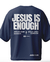 Camiseta Oversized Jesus é Suficiente - Algodão Premium - i3 STORE